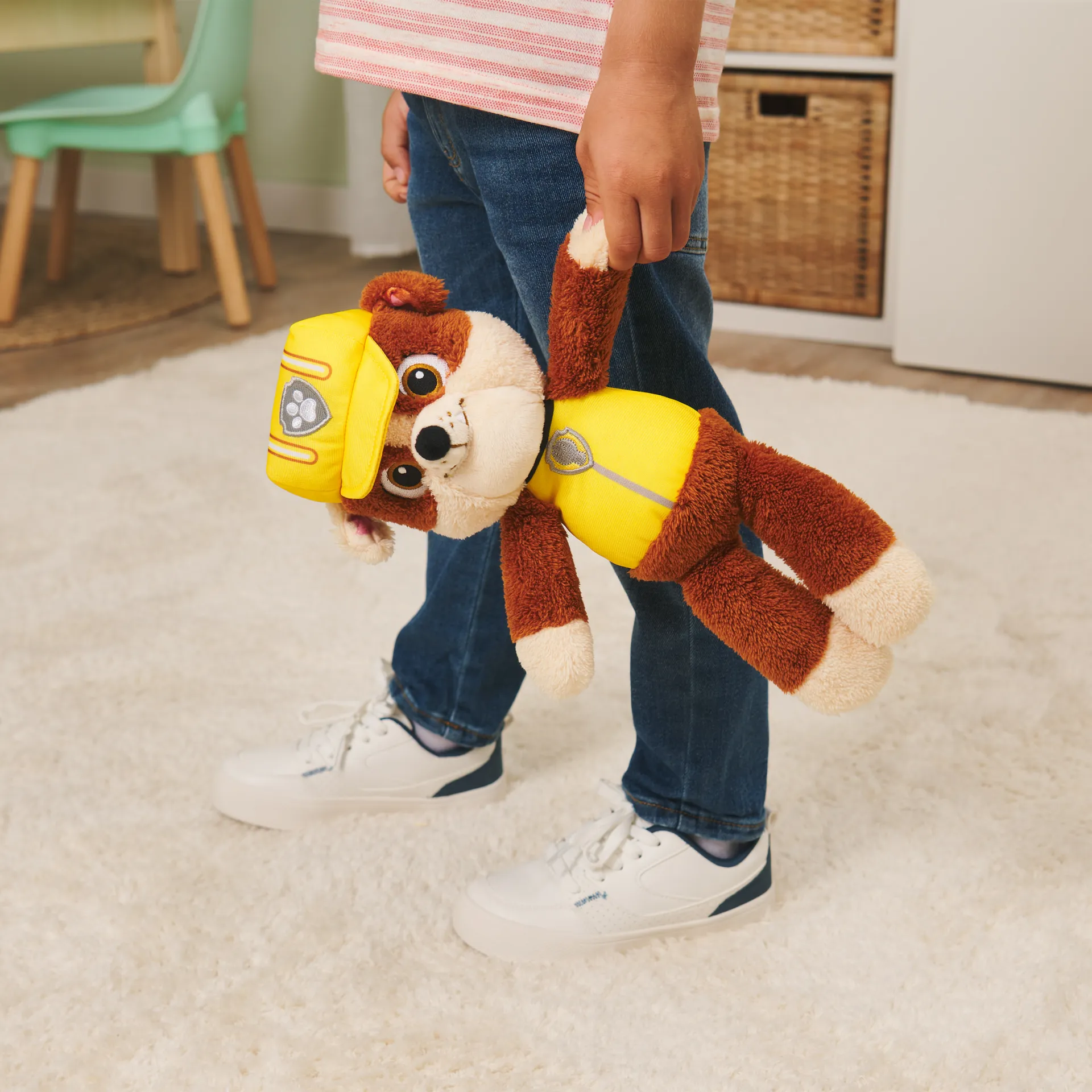 PAW Patrol Gund Schlenkerplüsch Rubble 30 cm – Bild 4
