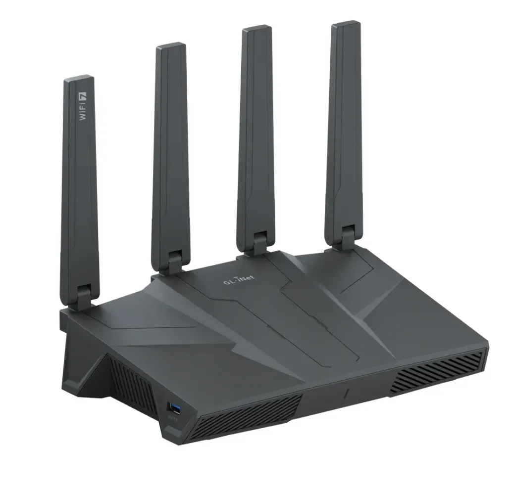 GL.iNet Wireless Router WIFI6 • AX6000 • 4×4 • 2.5GbE • High-Performance Home Router „OpenWRT“ • GL-BE6500 / Flint 3e GL.iNet Wireless Router WIFI6 • AX6000 • 4×4 • 2.5GbE • High-Performance Home Router „OpenWRT“ • GL-BE6500 / Flint 3e