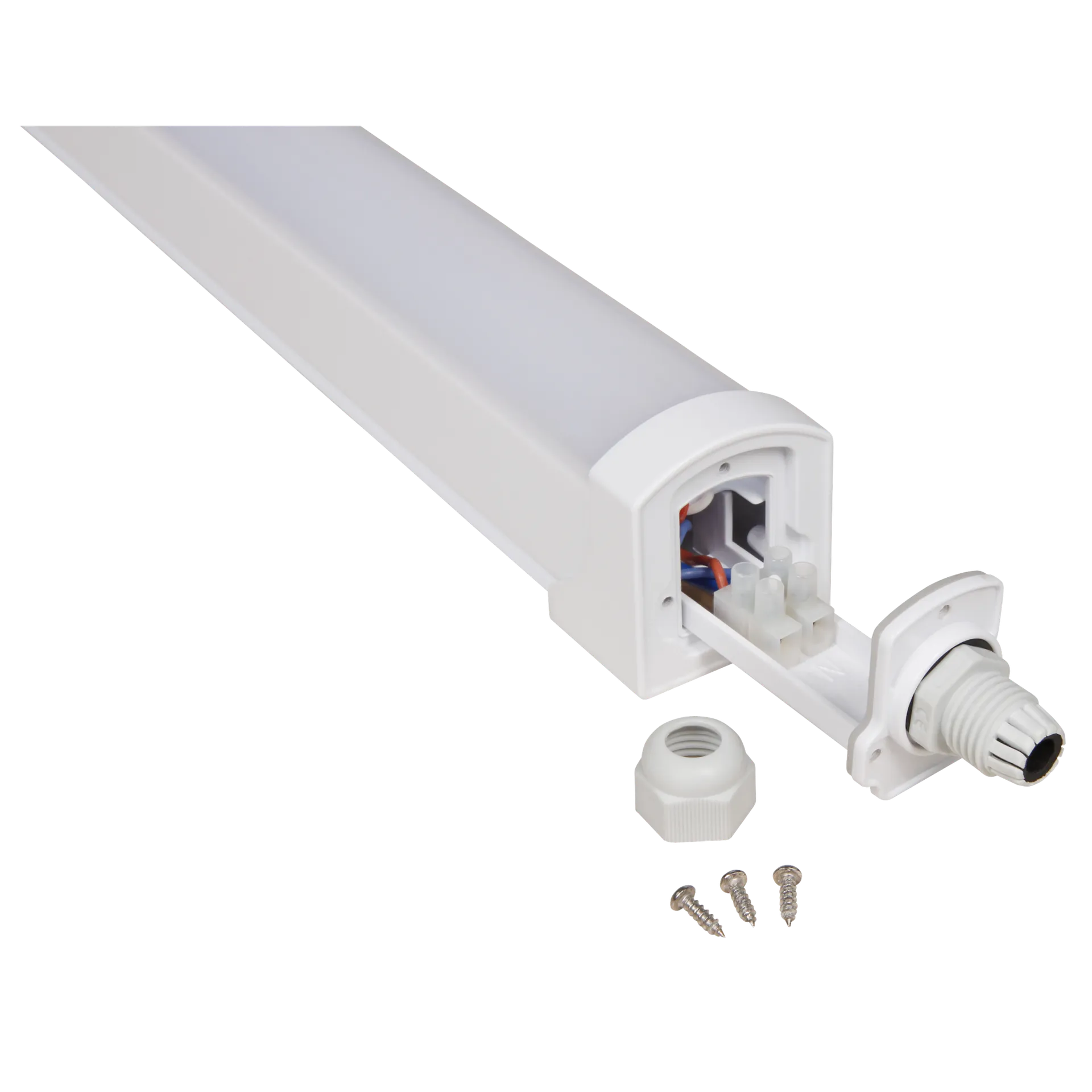 LED Feuchtraumleuchte McShine ''FL-120'' IP65, 3400lm, 6400K,120cm, tageslichtweiß, 36W – Bild 3