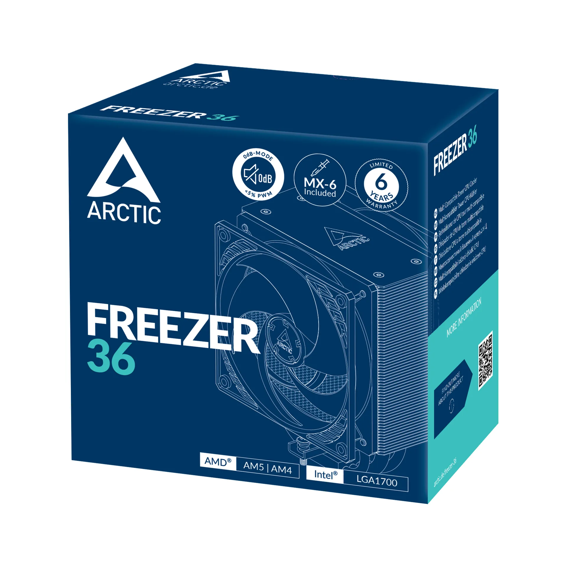 ARCTIC Freezer 36 Multikompatibler Tower CPU-Kühler – Bild 6