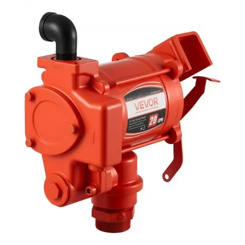VEVOR Kraftstofftransferpumpe, 230V AC, elektrische Diesel-Transferpumpe, 76l/min, mit automatischer Abschaltung der Kraftstoffdüse, Förderschlauch, für Benzin, Kerosin, Biodiesel, Ethanol-Gemisch – Bild 10
