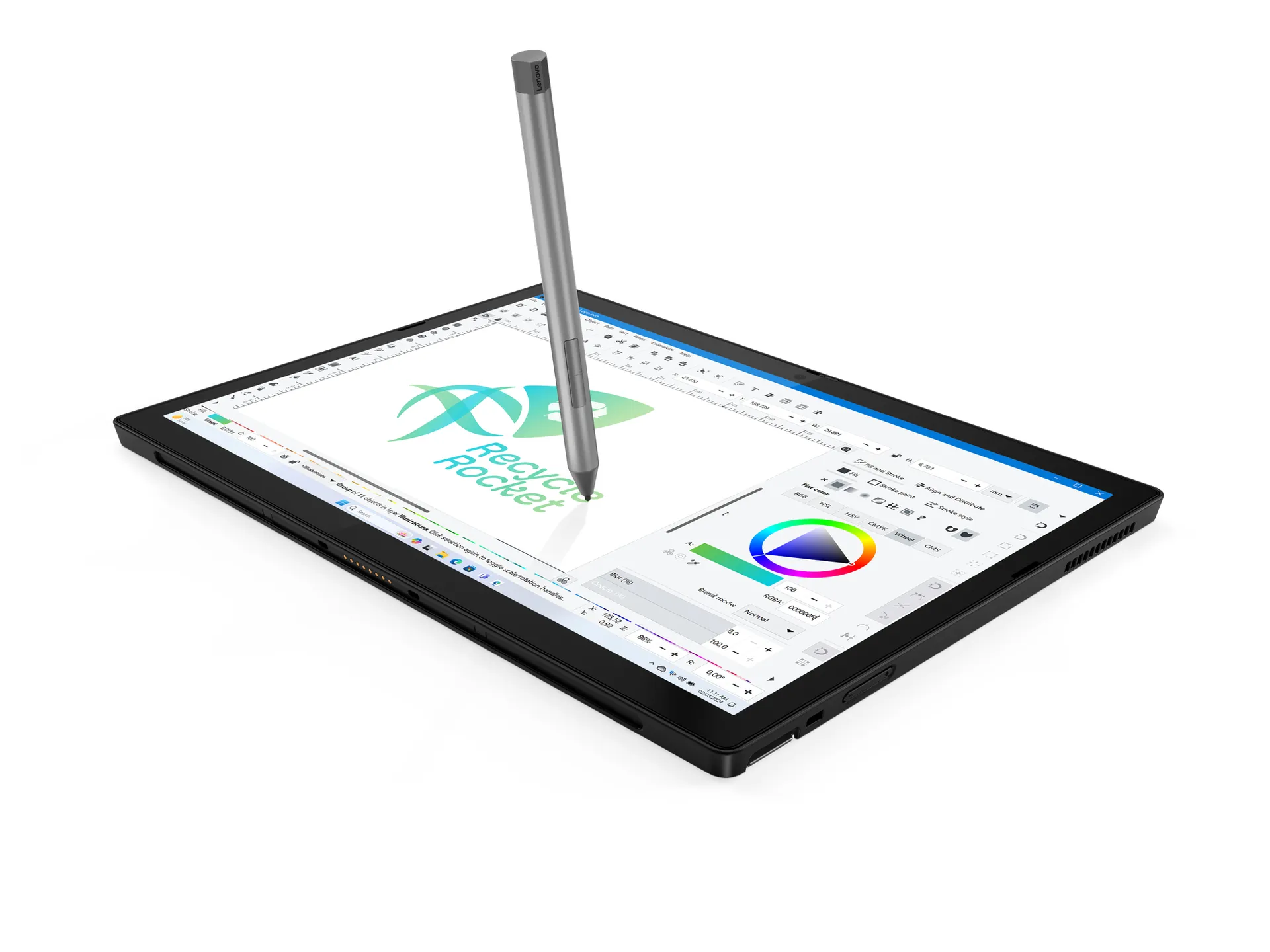 Lenovo ThinkPad X12 Detachable Gen 2 Intel Core Ultra 7 164U Hybrid (2-in-1) 31,2 cm (12.3") Touchscreen Full HD+ 32 GB LPDDR5x-SDRAM 1 TB SSD Wi-Fi 6E (802.11ax) Windows 11 Pro Deutsch Schwarz – Bild 5