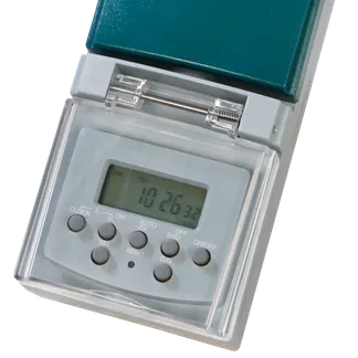 Digitale Zeitschaltuhr für den Außenbereich, IP44 Digitale Zeitschaltuhr für den Außenbereich, IP44