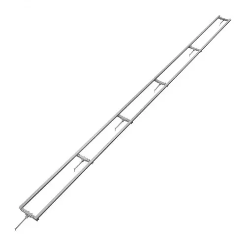 VEVOR Sägewerk-Schienenführungssystem, 4,5 m, 6 Querstangen-Kettensägenfräs-Kits, Alu-Sägefrässchienensystem für Kettensäge, 4 Keile, Schienenfräsführungs-Kit für Bauarbeiter & Holzarbeiter – Bild 9