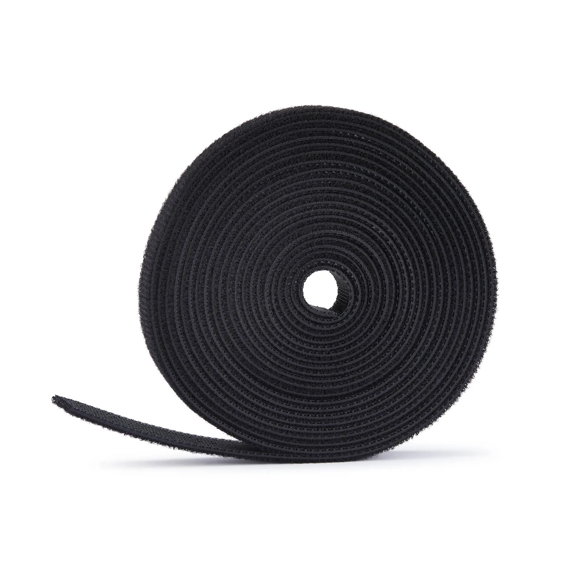 StarTech.com 22,8m Klettbandrolle schwarz, 12,7mm breit, zuschneidbare wiederverwendbare Kabelbinder, Klettverschluss Rolle für Kabelmanagement, verstellbare Klettkabelbinder – Bild 2