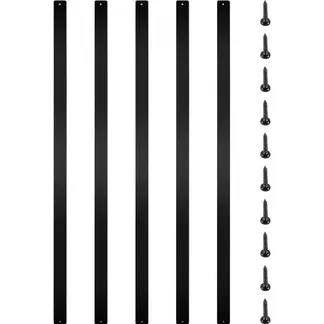 VEVOR Terrassenbaluster, 76er-Pack Metall-Terrassenspindeln, Treppenbaluster mit Schrauben, Terrassengeländer aus Aluminiumlegierung für Holz- & Verbundterrassen, Baluster Außentreppenterrassen VEVOR Terrassenbaluster, 76er-Pack Metall-Terrassenspindeln, Treppenbaluster mit Schrauben, Terrassengeländer aus Aluminiumlegierung für Holz- & Verbundterrassen, Baluster Außentreppenterrassen