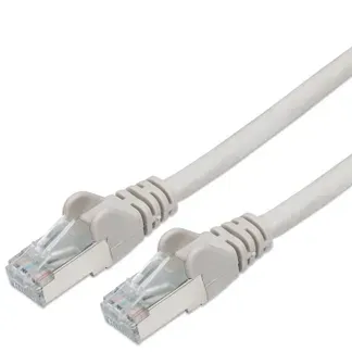 Intellinet Premium Netzwerkkabel, Cat6, S/FTP, 100% Kupfer, Cat6-zertifiziert, LS0H, RJ45-Stecker/RJ45-Stecker, 0,5 m, grau Intellinet Premium Netzwerkkabel, Cat6, S/FTP, 100% Kupfer, Cat6-zertifiziert, LS0H, RJ45-Stecker/RJ45-Stecker, 0,5 m, grau
