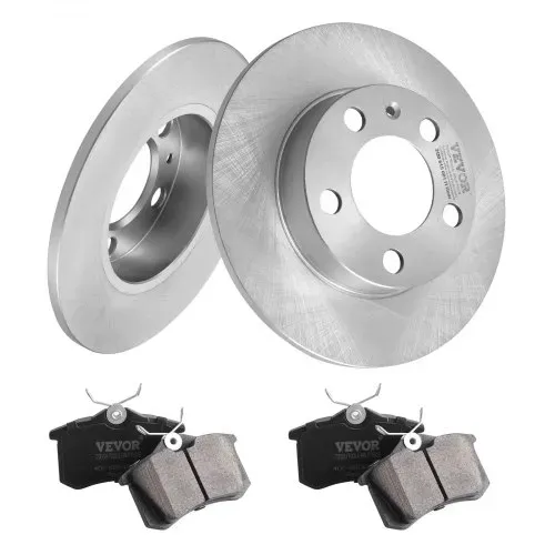 VEVOR Hinterradbremsen-Set, kompatibel mit AUDI A3 (8L), SEAT IBIZA, SKODA OCTAVIA, ROOMSTER, VW GOLF Ⅳ, Bremsscheiben, Keramik-Bremsbeläge, Ersatzset, 232 mm Hinterradscheiben – Bild 9