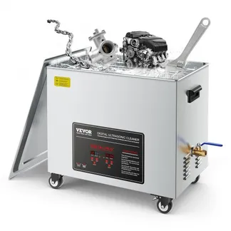 VEVOR 50 L Ultraschallreiniger, professionelle Ultraschallreinigungsmaschine mit Reinigungskorb & Digitalanzeige, 840 W Edelstahl 40 kHz Reinigungsmaschine mit Rädern für Teile Vergaser Instrumente VEVOR 50 L Ultraschallreiniger, professionelle Ultraschallreinigungsmaschine mit Reinigungskorb & Digitalanzeige, 840 W Edelstahl 40 kHz Reinigungsmaschine mit Rädern für Teile Vergaser Instrumente