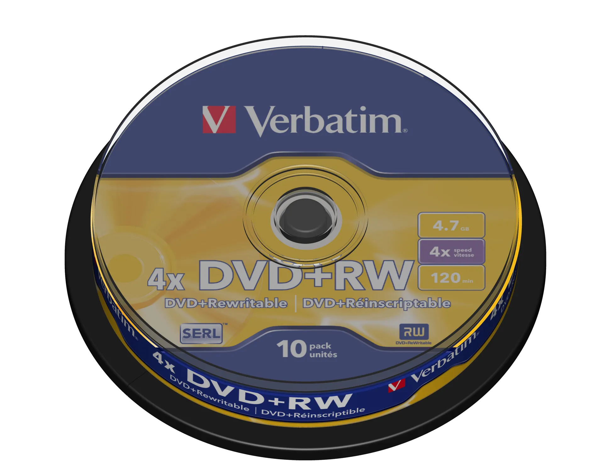 Verbatim DVD+RW Matt Silver 4,7 GB 10 Stück(e) Verbatim DVD+RW Matt Silver 4,7 GB 10 Stück(e)