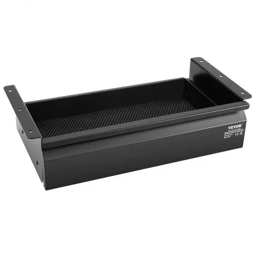 VEVOR Untertisch Schublade 440x223x101 mm, Unterbau Schreibtisch, versteckter Schreibtisch-Aufbewahrungs-Organizer, Bleistiftschublade unter dem Tisch für Sitz-Steh-Arbeitsplätze im Büro & zu Hause – Bild 10