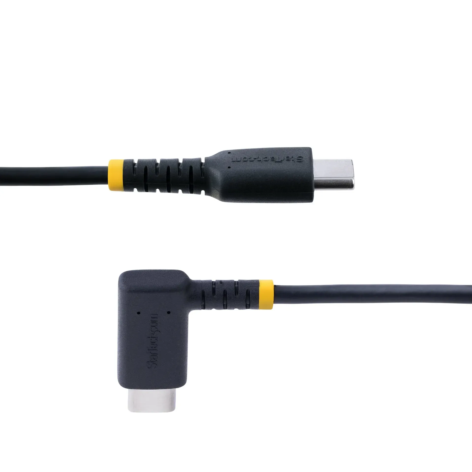 StarTech.com 30cm USB-C-Schnellladekabel, Laden und Synchronisieren, 3A, USB 2.0, TPE-Mantel mit Aramidfaser - Robustes USB C Spiral Ladekabel – Bild 4