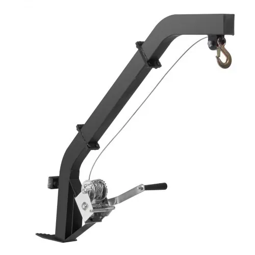 VEVOR Game Hoist zur Baummontage, Tragkraft 160 kg, Wildhebezeug mit Ratschengurt, Hochleistungs-Hirschaufhänger zum Häuten, Säubern, Aufhängen von Wildtieren, 1200 x 310 x 130 mm, Schwarz – Bild 9