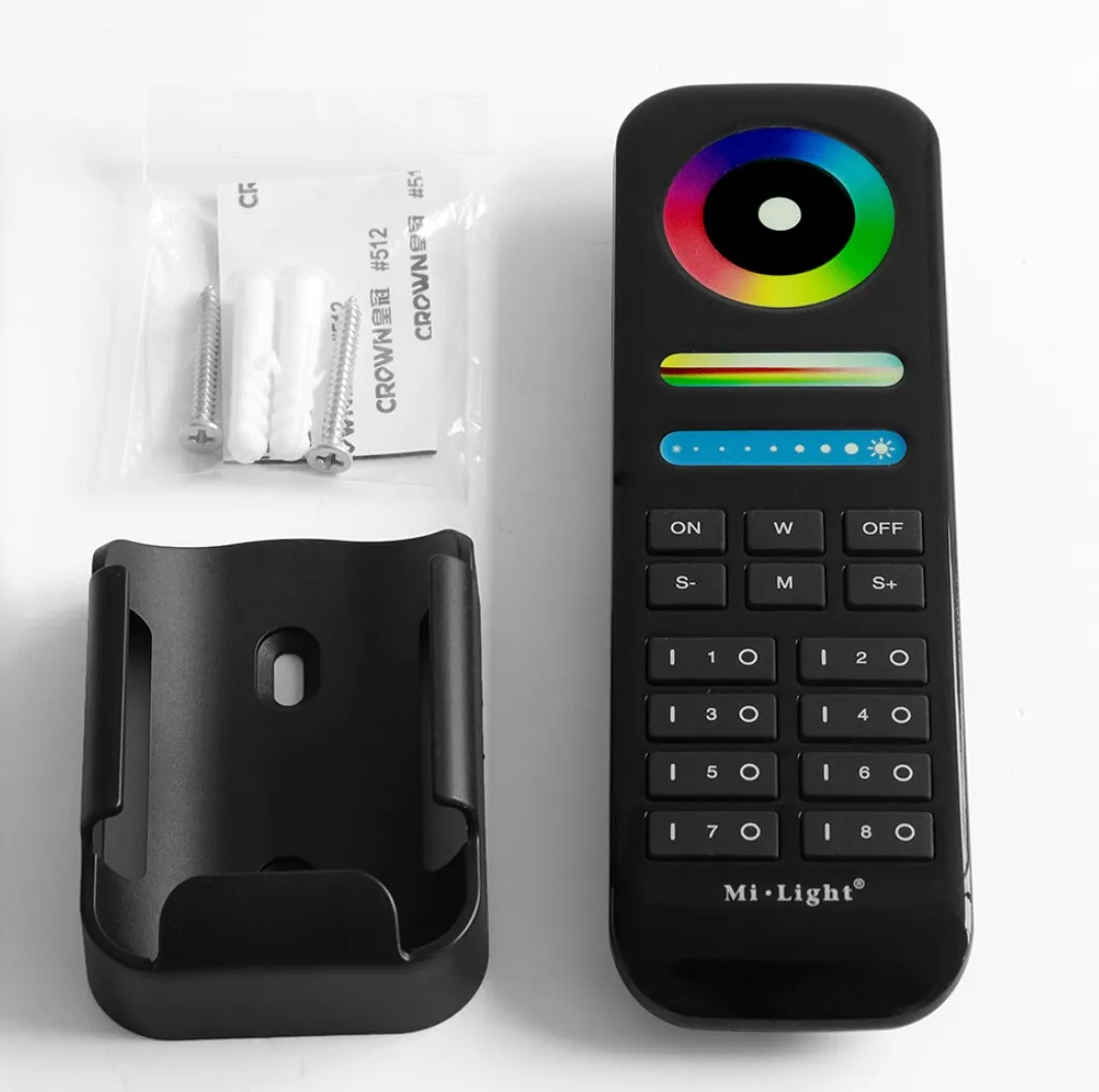 MiBoxer FUT089B LED Fernbedienung RGB-WW (RGB-CCT) 8 Zonen black – Bild 2