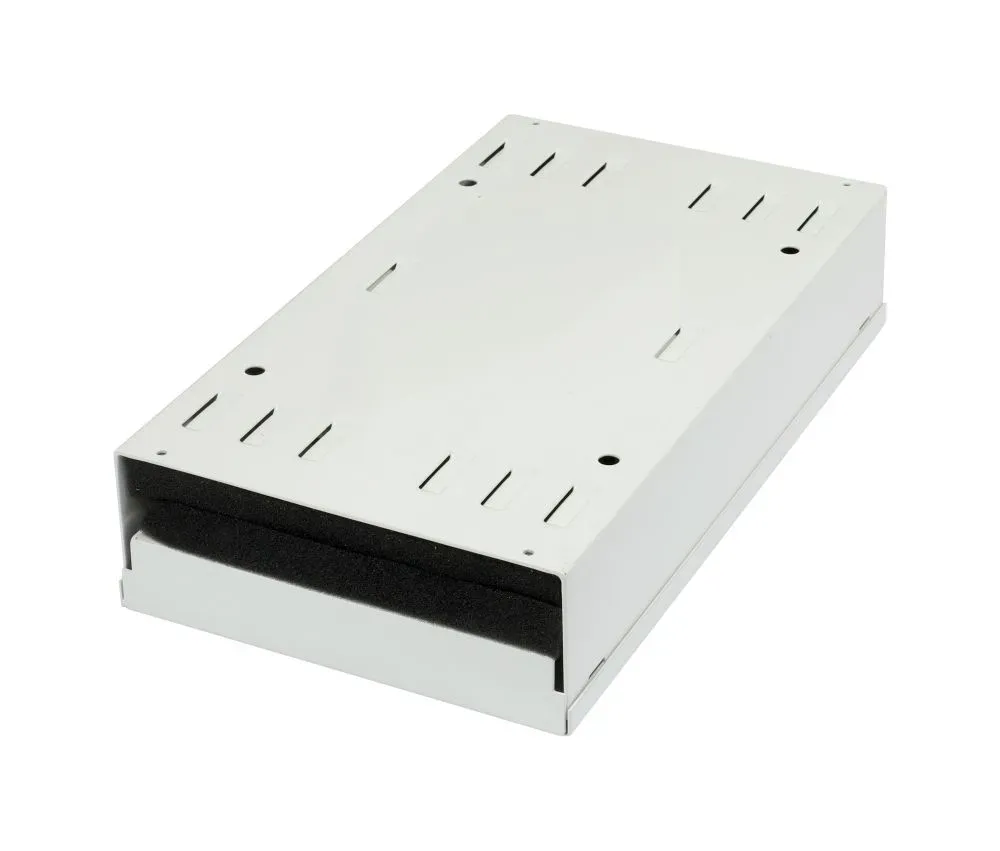 LWL-Wandverteiler Mini(Aufputz), für LC/SC, B150/H265/T55mm, ohne Kupplungen/Spleißkassette, weiss, Synergy 21, – Bild 3