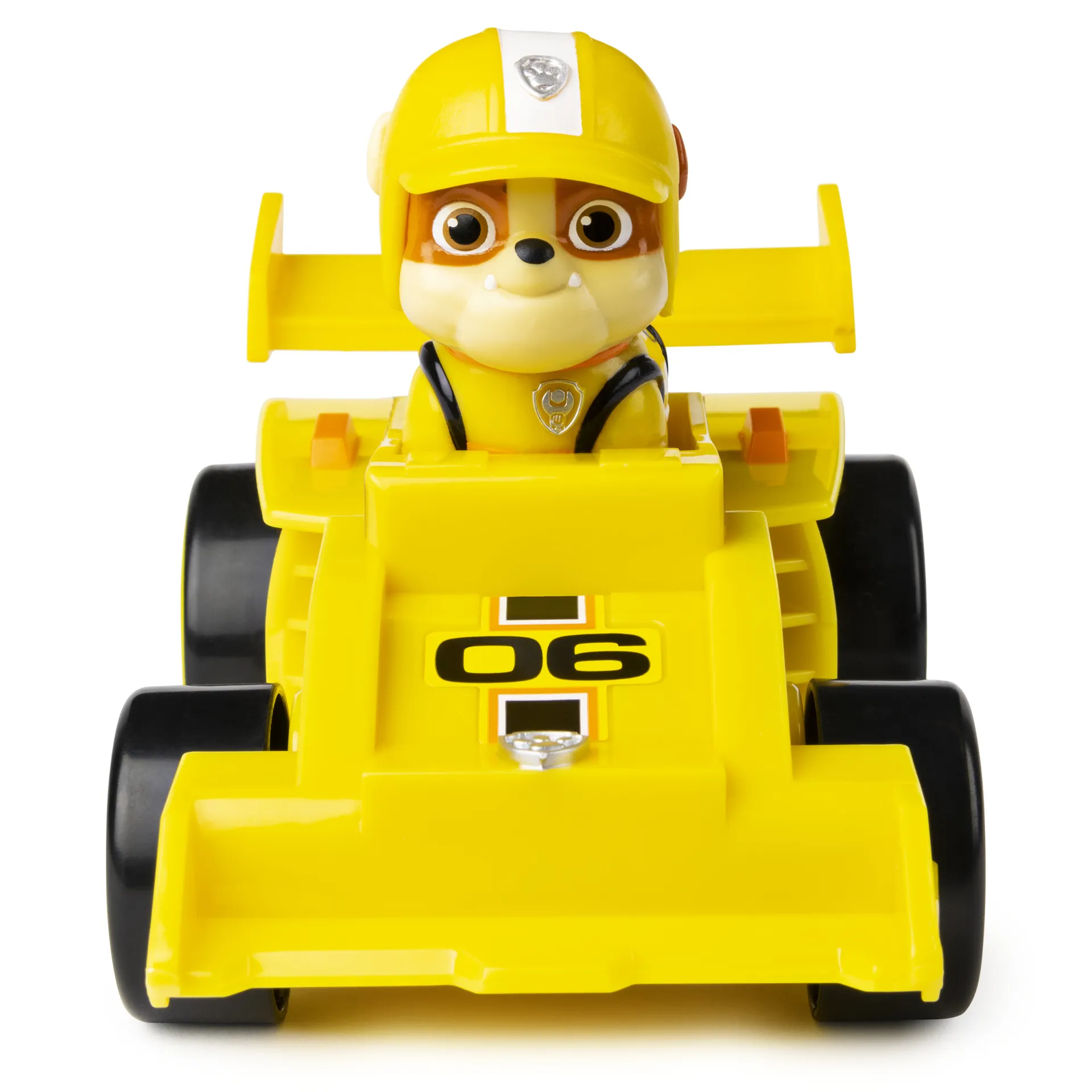 PAW Patrol - Rubbles Race & Go Deluxe Basis Fahrzeug mit Figur (Ready, Race, Rescue) – Bild 7