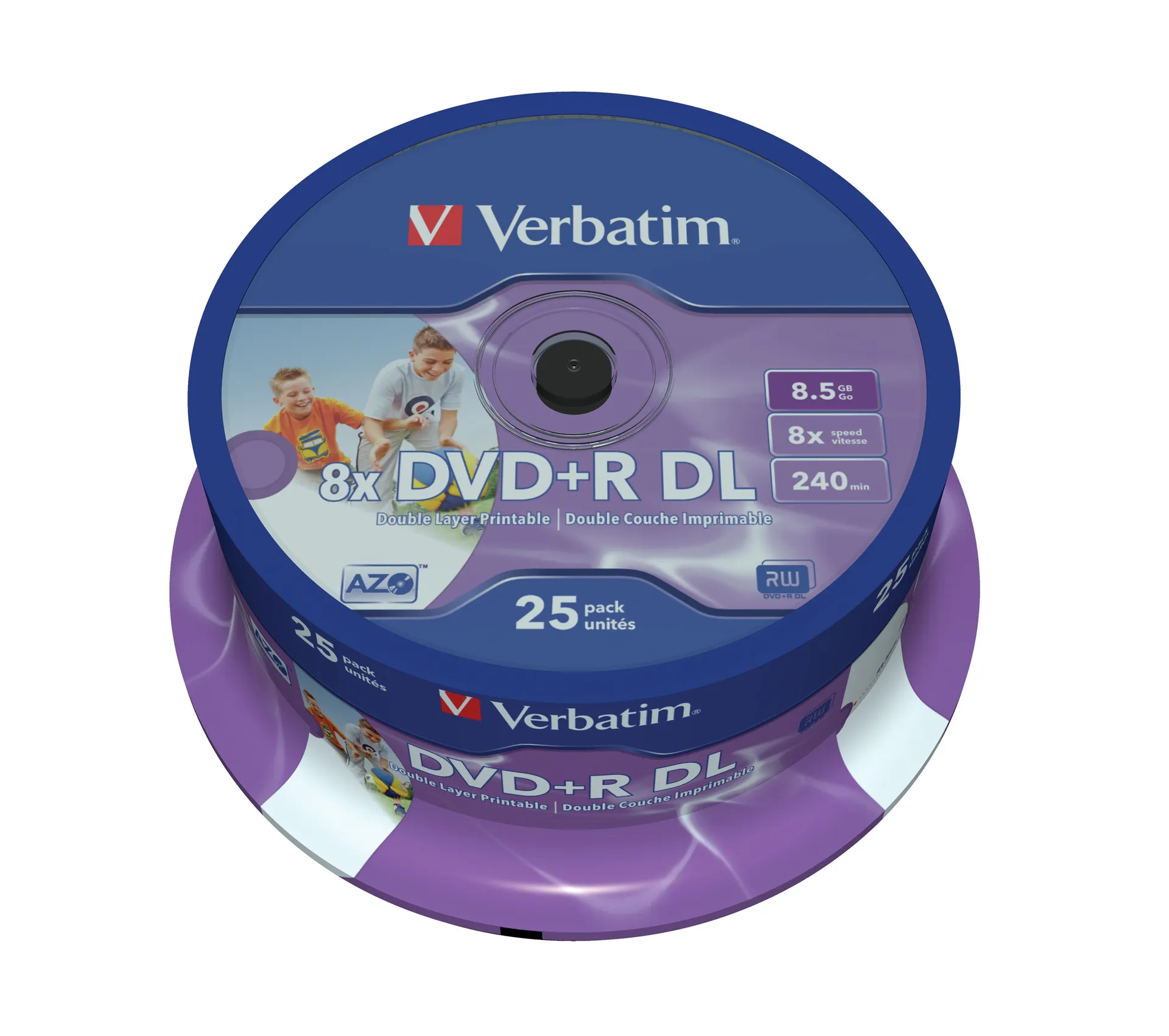 Verbatim 43667 DVD-Rohling 8,5 GB DVD+R DL 25 Stück(e) Verbatim 43667 DVD-Rohling 8,5 GB DVD+R DL 25 Stück(e)