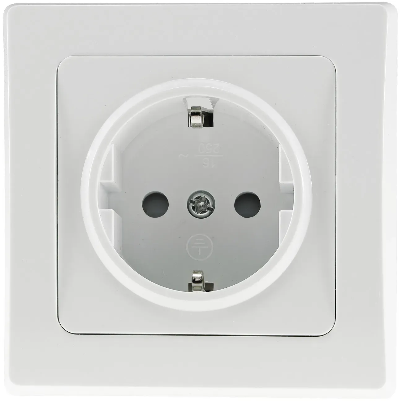 DELPHI Schutzkontakt-Steckdose 250V~/ 16A, inkl. Rahmen, UP, weiß DELPHI Schutzkontakt-Steckdose 250V~/ 16A, inkl. Rahmen, UP, weiß