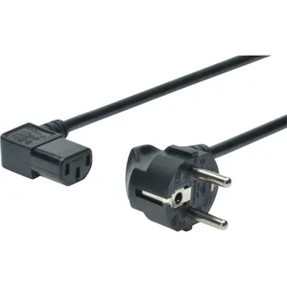 Netzanschlusskabel, um 90° abgewinkelt Netzanschlusskabel, um 90° abgewinkelt