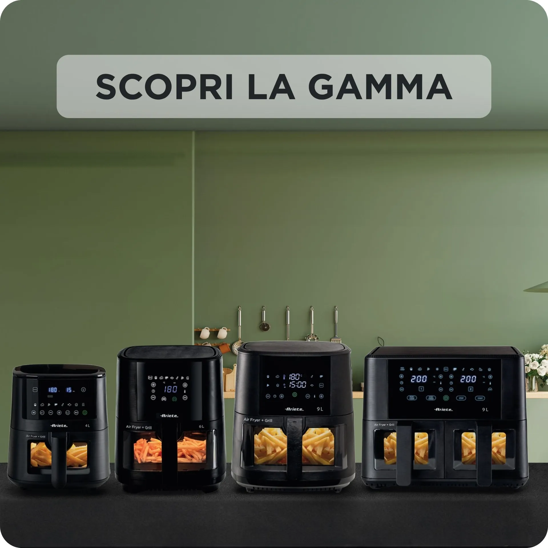 Ariete 4630/00 Einzelbild 9 l Eigenständig 1500 W Heißluftfritteuse Schwarz – Bild 6