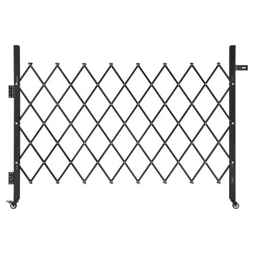 VEVOR Sicherheitstor (Einzel) abschließbares klappbares Scherentor mit 360°-Lenkrollen, einziehbare Stahltore Outdoor, für Eingangssicherheit Garage Lager, Falttor 170 x 131 cm (B x H) Schwarz VEVOR Sicherheitstor (Einzel) abschließbares klappbares Scherentor mit 360°-Lenkrollen, einziehbare Stahltore Outdoor, für Eingangssicherheit Garage Lager, Falttor 170 x 131 cm (B x H) Schwarz