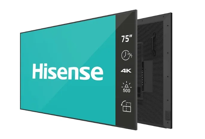 Hisense 75 Zoll 4K UHD IPS Digital Signage Display – 24/7 Operation Hisense 75 Zoll 4K UHD IPS Digital Signage Display – 24/7 Operation