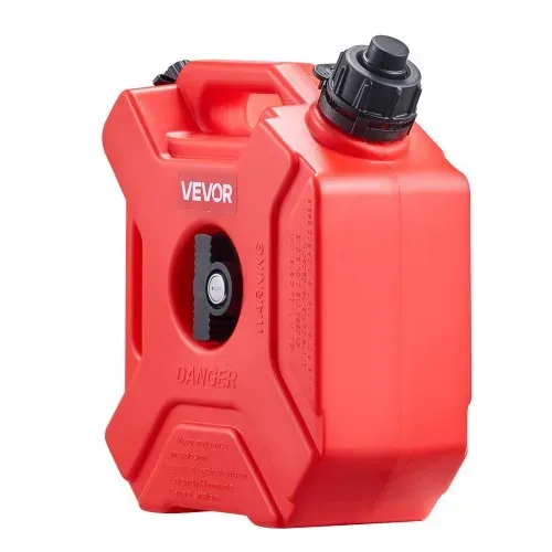 VEVOR Kraftstoffkanister 5 L, Benzinkanister mit Ausguss & verschließbarer Halterung, max. Durchflussrate 15 L/min, Flüssigkeitsbehälter für die meisten Autos, Motorräder, ATVs & UTVs, rot – Bild 10