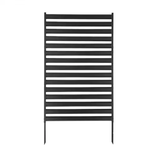 VEVOR Paravent 95,5x183 cm, Raumteiler aus Metall, Trennwand mit Erdspieße, Sichtschutz, Raumtrenner, Dekorative Sichtschutzwand, Ideal für Garten, Terrasse, Hof, Balkon, Schwarz – Bild 9