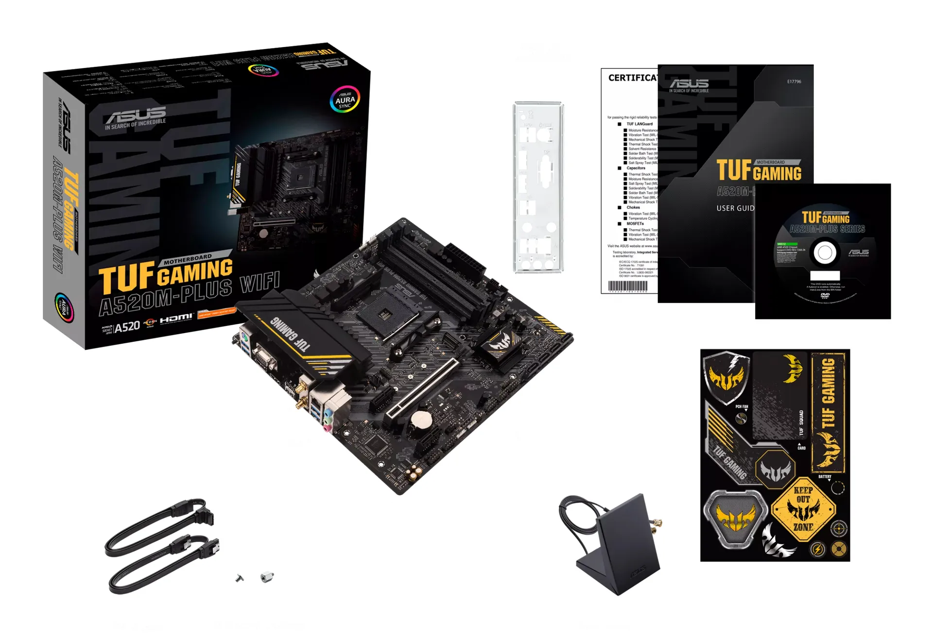 ASUS TUF GAMING A520M-PLUS WIFI AMD A520 Sockel AM4 micro ATX – Bild 6