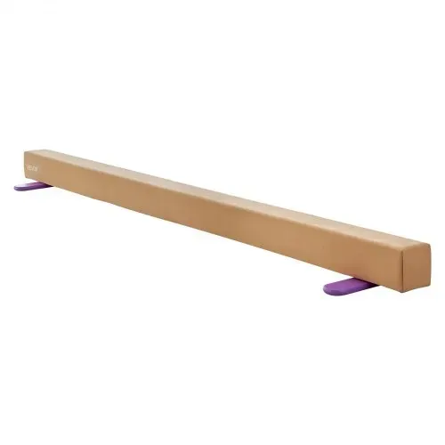 VEVOR Schwebebalken Gymnastik Kinder klappbar 2,4 m, 158,7 kg belastbarer Gymnastikbalken mit rutschfesten Unterseiten, Balance Balken Balancierbalken mit Tragetasche & Holzkern für Fitnessstudio – Bild 10