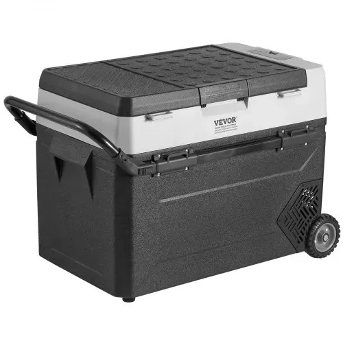 VEVOR tragbarer Autokühlschrank, 12 V Auto Kühlbox, 60 L Einzelzonen-Tragbarer Gefrierschrank Rollbar, einstellbar -20 bis 20 ℃, Kompressorkühler für Zuhause, Outdoor, Camping, Wohnmobil, Auto – Bild 10