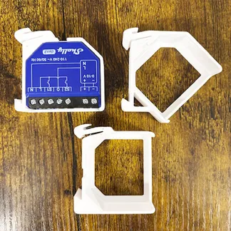 Shelly Zubehör / 90° SINGLE Hutschienenhalter für Shelly Dimmer 0/1-10V PM Gen3 Shelly Zubehör / 90° SINGLE Hutschienenhalter für Shelly Dimmer 0/1-10V PM Gen3