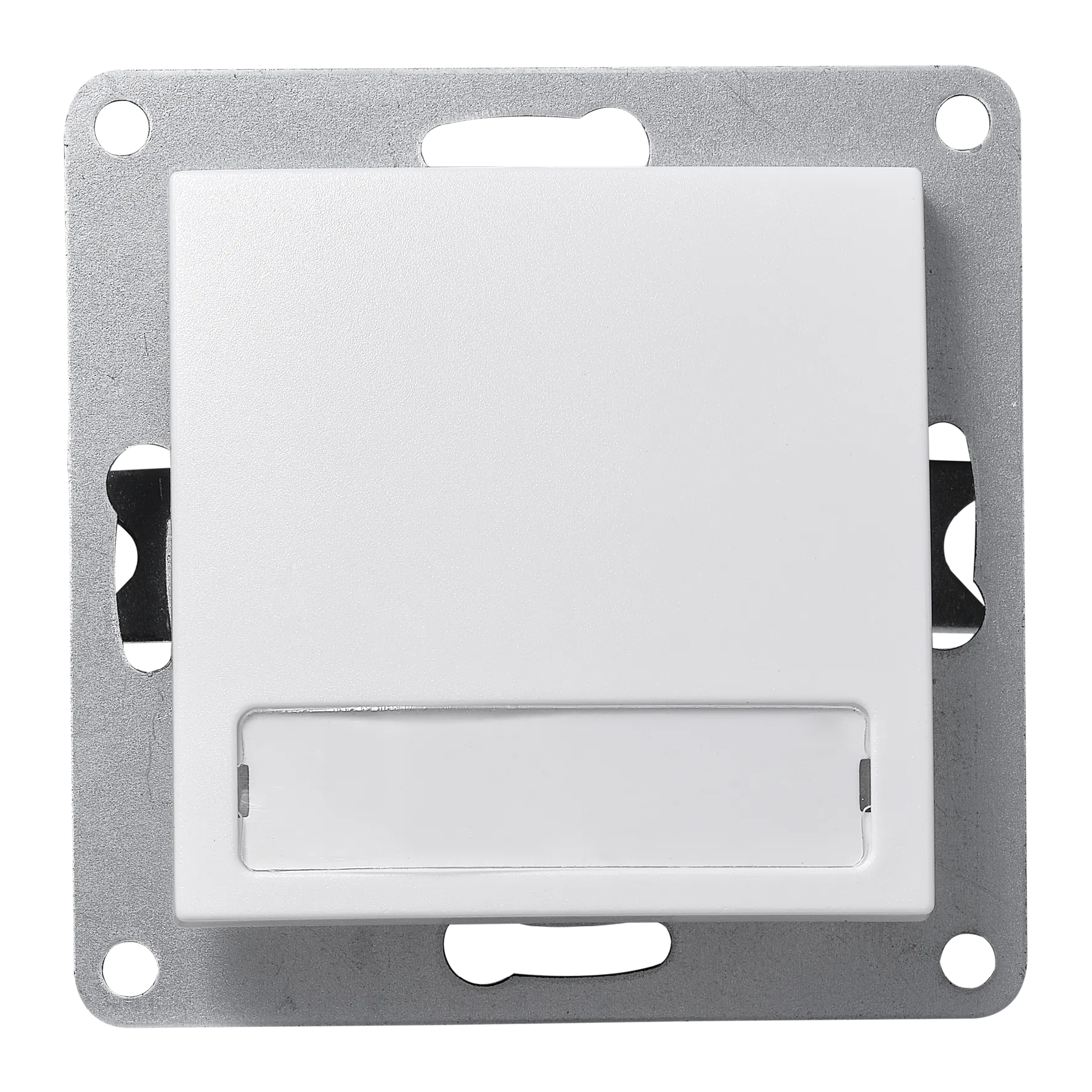 Taster McPower “Flair“ mit Namensschild, 250V~/10A, UP, weiß Taster McPower “Flair“ mit Namensschild, 250V~/10A, UP, weiß