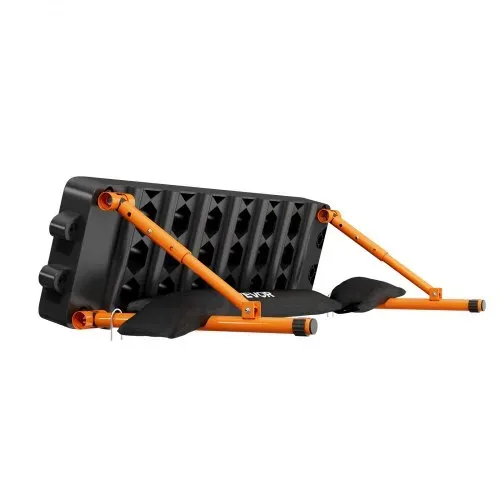 VEVOR Fußball Rebound Board 95 x 25 cm, Prellwand Brett Tragbar mit Doppeloberflächen und 3 Verstellbaren Winkeln, Fußballprellwand aus PP, Balltrainingsgerät für Pass- und Reaktionsübungen – Bild 9