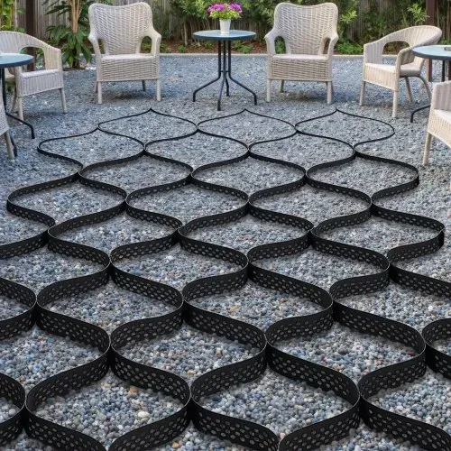 VEVOR Kiesgitter, 75 mm Tiefe, Rasengitter 7600x2900 mm, Kieswabe, Wabengitter HDPE, durchlässige Geogitter zur Einfahrtsstabilisierung, für Garten, Terrasse, Gehweg, Wohnmobilparkplätze – Bild 7