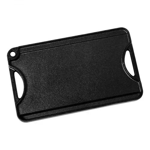 VEVOR wendbarer Grillplatte Bratpfanne Griddle aus Gusseisen (185 x 342 mm), tragbare rechteckige BBQ Pfanne mit Griff, Familienkochgeschirr für Herdplatten drinnen/draußen Grill, schwarz – Bild 10