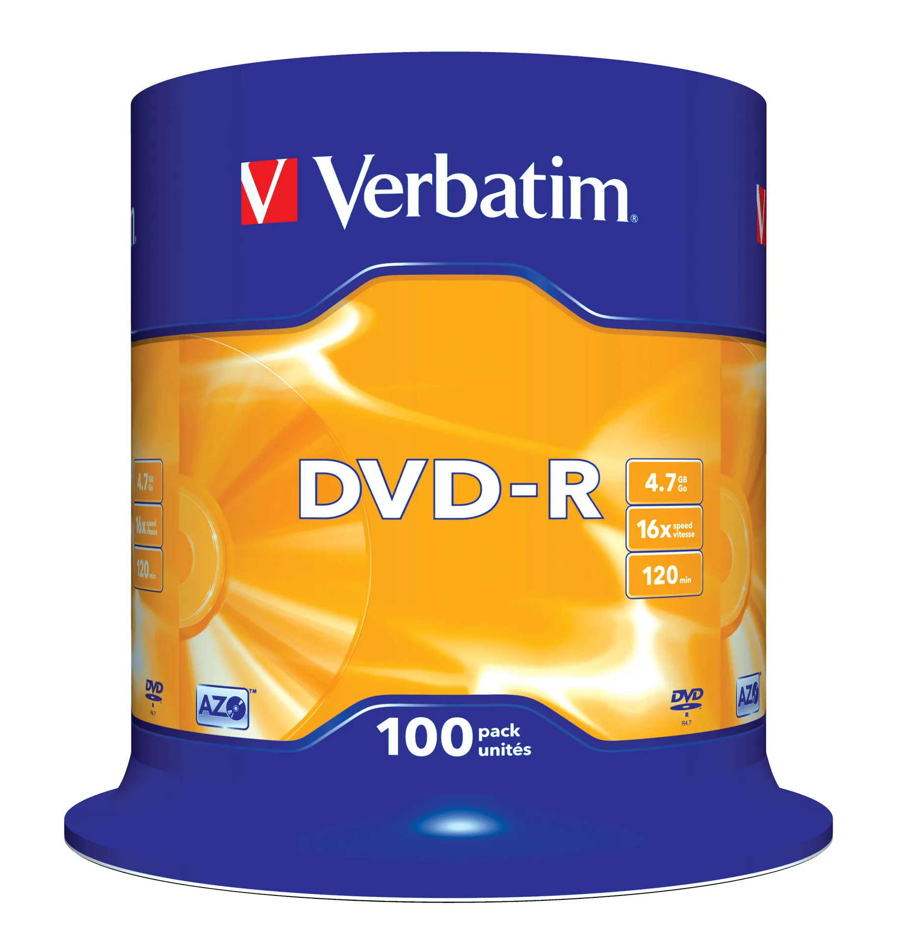 Verbatim DVD-R Matt Silver 4,7 GB 100 Stück(e) Verbatim DVD-R Matt Silver 4,7 GB 100 Stück(e)