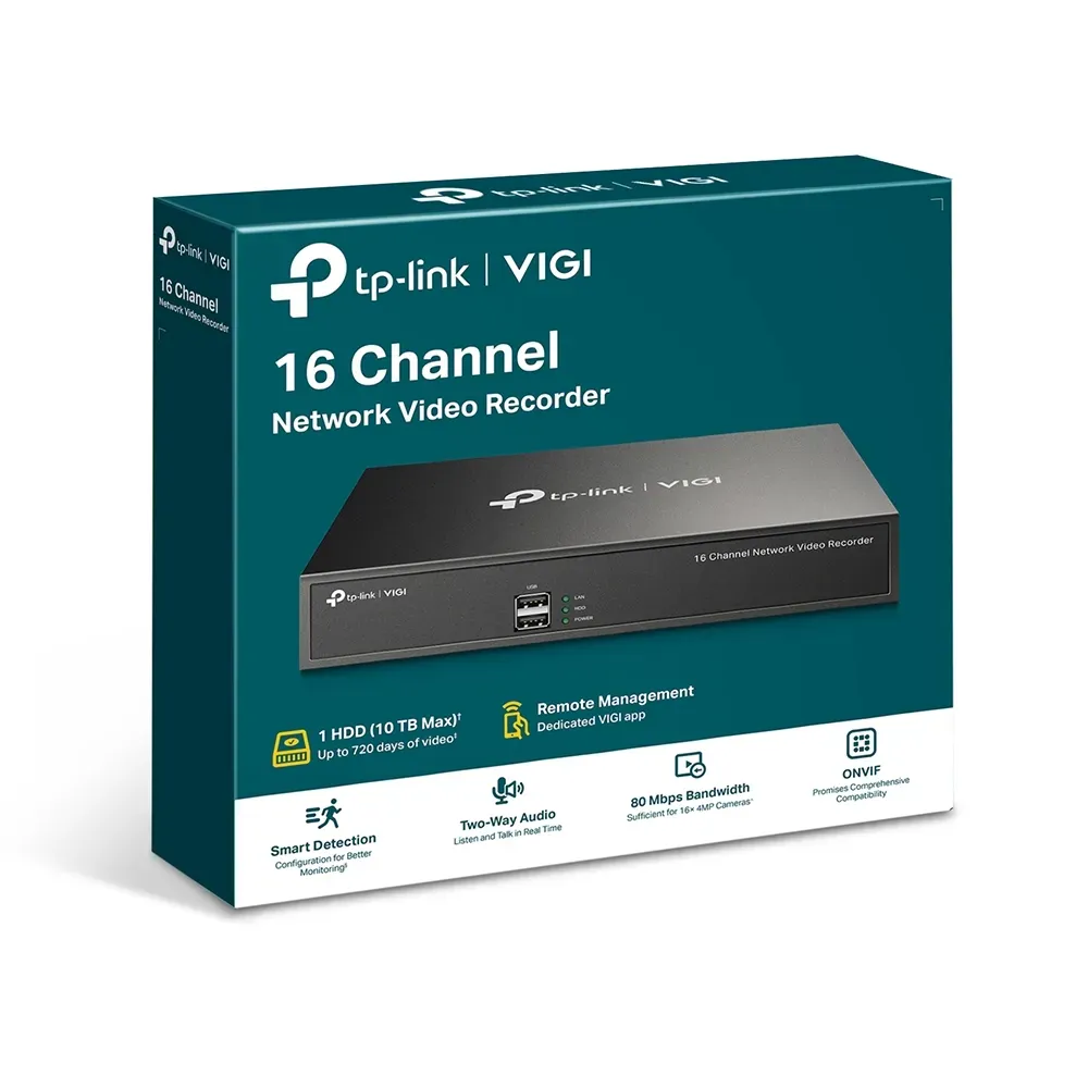 TP-Link - 16 Channel Network Video Recorder - VIGI NVR1016H – Bild 7