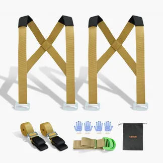 VEVOR Tragegurte, 2-Personen-Hebe- und Transportsystem mit 2 Gurten, 2 Traggurten und 1 Handgurt, verstellbare Hebe-Schultergurte zum Bewegen von Möbeln, Geräten und Matratzen VEVOR Tragegurte, 2-Personen-Hebe- und Transportsystem mit 2 Gurten, 2 Traggurten und 1 Handgurt, verstellbare Hebe-Schultergurte zum Bewegen von Möbeln, Geräten und Matratzen