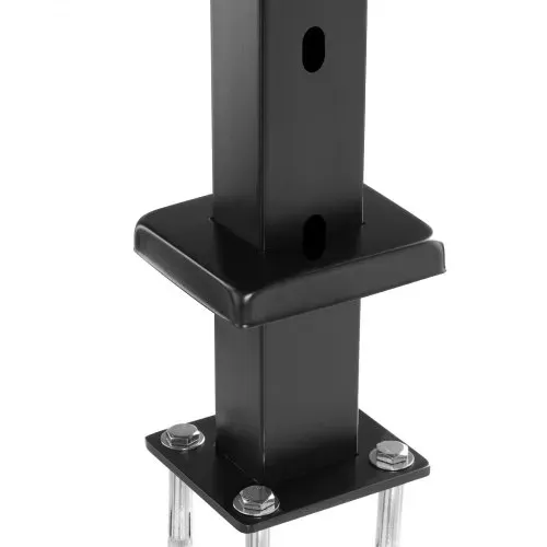 VEVOR Kabelgeländerpfosten, 106,7x3x5cm Treppengeländerpfosten mit vorgebohrten 30°-Winkellöchern, Geländerpfosten aus Edelstahl SUS304, 1er-Set, Schwarz, 1JZLGZXHS106VRA3X001V0 – Bild 9