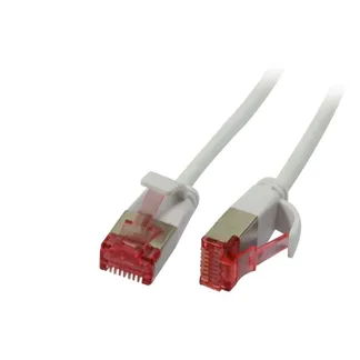 Patchkabel RJ45, CAT6 250Mhz, 0.15m weiss, U/FTP, slimline rund d=3,6mm, Synergy 21 Patchkabel RJ45, CAT6 250Mhz, 0.15m weiss, U/FTP, slimline rund d=3,6mm, Synergy 21