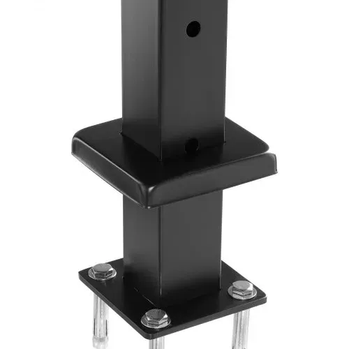 VEVOR Kabelgeländerpfosten, 1067x50,8x50,8 mm, Kabel-Treppengeländerpfosten, vorgebohrte horizontale Löcher, Edelstahl SUS304, für Handlauf, Balustrade, schwarz, 1JZLGZXHS106AWJO6001V0 – Bild 9