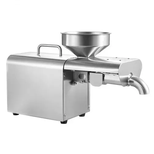 VEVOR Elektrische Ölpresse 3,75 kg/h, Ölmühle 750 W, Automatische Ölpressmaschine mit Heißpressung von 50 °C bis 300 °C, Ölmaschine Geeignet für Erdnüsse, Sesam, Sojabohnen und Mandeln, Edelstahl – Bild 8