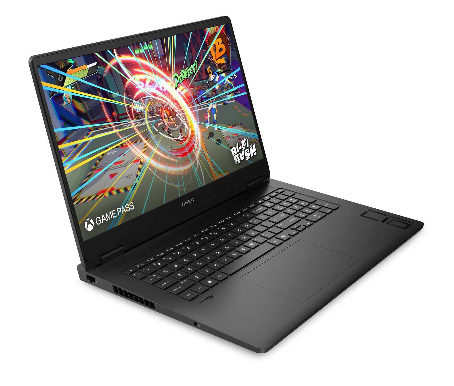 HP OMEN Gaming 17-db1180ng Copilot+ PC AMD Ryzen AI 7 350 Laptop 43,9 cm (17.3") Quad HD 32 GB DDR5-SDRAM 1 TB SSD NVIDIA GeForce RTX 5070 Wi-Fi 6 (802.11ax) FreeDOS Schwarz – Bild 2