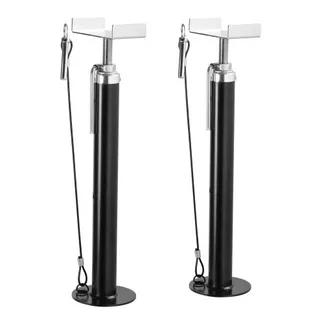 VEVOR 2 Stk.Ausziehbares Stützenset Wohnmobile 2,27 t Jeder, Höhenverstellbar 500–1230 mm Stützung, 2 mm Dicke Stahlrohre für Anhänger, Wohnmobile usw. Silber Wohnwagen-Zubehör Wahrung der Stabilität VEVOR 2 Stk.Ausziehbares Stützenset Wohnmobile 2,27 t Jeder, Höhenverstellbar 500–1230 mm Stützung, 2 mm Dicke Stahlrohre für Anhänger, Wohnmobile usw. Silber Wohnwagen-Zubehör Wahrung der Stabilität