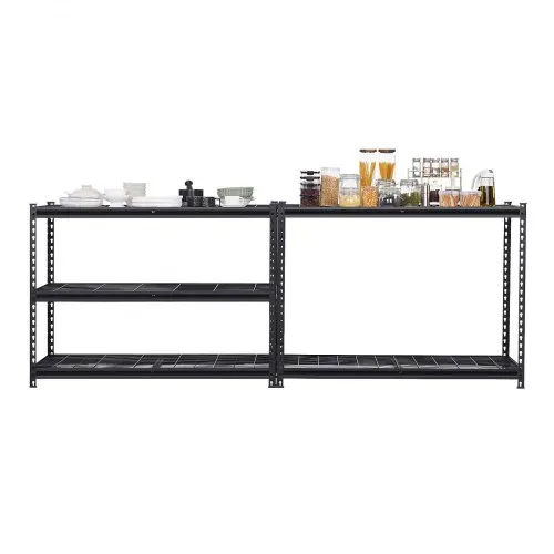 VEVOR Lagerregale, 1361kg, 5-stufiges Schwerlastregal für Garage, 609,6x1219,2x1828,8mm, verstellbare Steckregale für Industrieregale, Allzweckregal, Kellerregal für Küche, Lager, Keller, schwarz – Bild 10