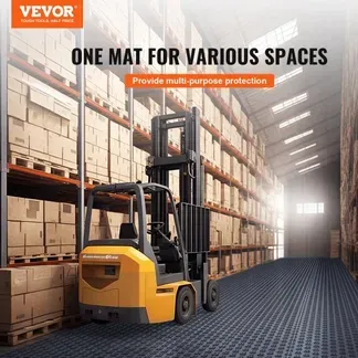 VEVOR Garagen-Bodenbeschläge, 305 x 305 x 13,4 mm, 50er-Set Industrieboden, rutschfeste doppelseitige Struktur-Garagenboden, für Garagen, Keller, Reparaturwerkstätten, Graphitgrau VEVOR Garagen-Bodenbeschläge, 305 x 305 x 13,4 mm, 50er-Set Industrieboden, rutschfeste doppelseitige Struktur-Garagenboden, für Garagen, Keller, Reparaturwerkstätten, Graphitgrau