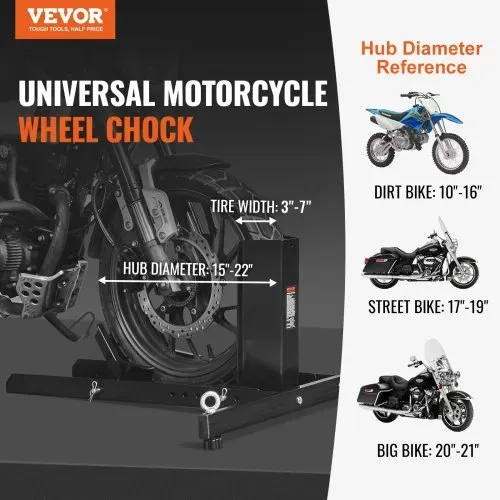 VEVOR Motorrad Vorderrad Unterlegkeil Motorrad Ständer 381–558,8 mm Einstellbar, Motorrad-Unterlegkeilständer Tragfähigkeit 816,5 kg, Geeignet für 76,2–203,2 mm Reifenbreite Vorne Paddock Ständer VEVOR Motorrad Vorderrad Unterlegkeil Motorrad Ständer 381–558,8 mm Einstellbar, Motorrad-Unterlegkeilständer Tragfähigkeit 816,5 kg, Geeignet für 76,2–203,2 mm Reifenbreite Vorne Paddock Ständer