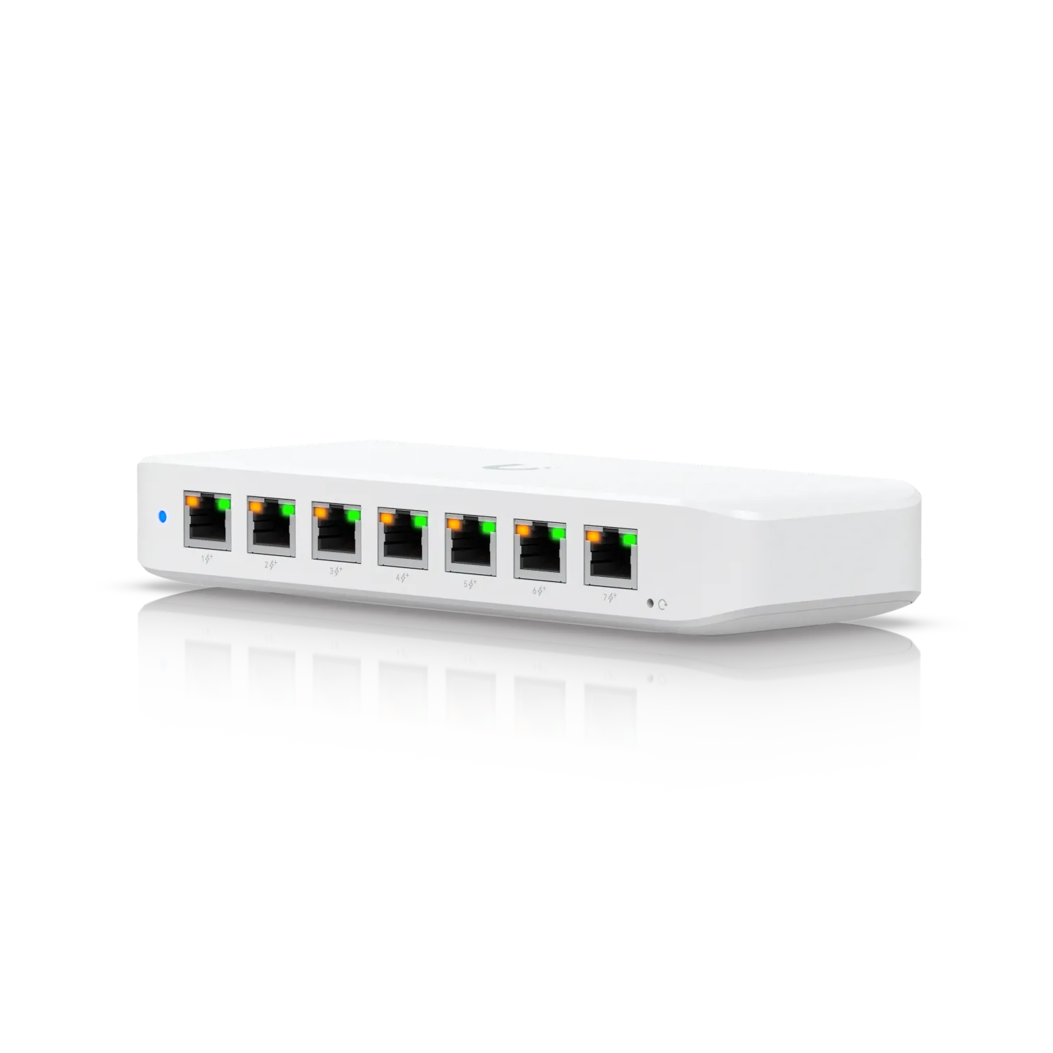 Ubiquiti Switch full managed Layer2 8 Port • 8x GbE • PoE Budget 202W • 7x PoE at • 1x PoE bt In • Desktop • Lüfterlos • UniFi • USW-Ultra-210W – Bild 4