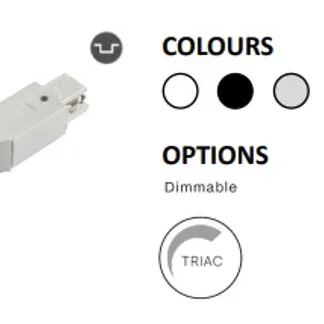 Powergear 3PH Verbinder , Einstellbar, Weiß Powergear 3PH Verbinder , Einstellbar, Weiß